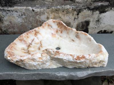 LAVABO DE PEDRA BLANCA POSITANO