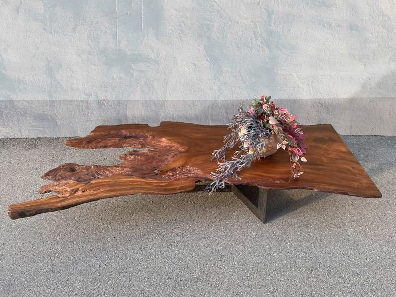 TROPICAL WOODEN COFFEE TABLE SAMANEA SAMAN