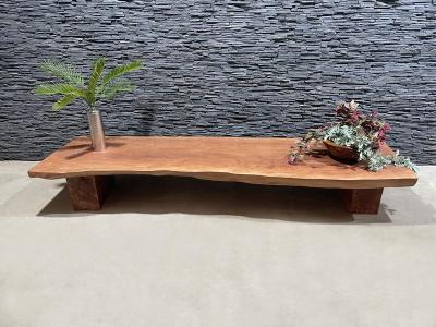 LARGE TV STAND IN LYCHEE SOLID WOOD