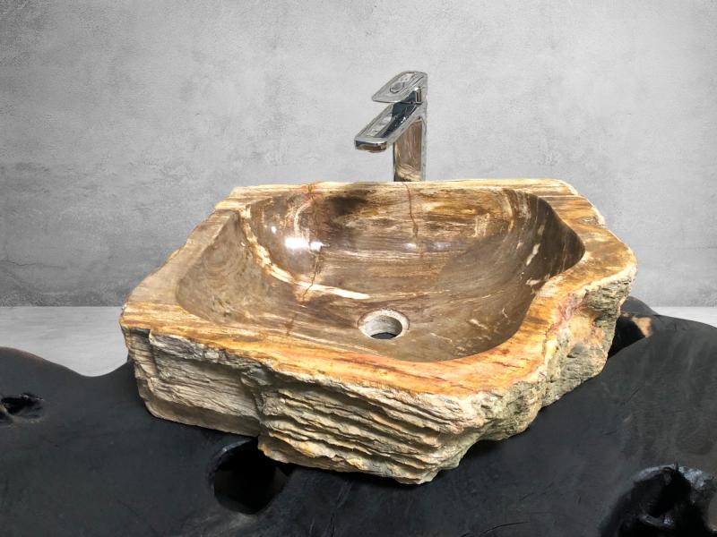 PETRIFIED WOOD WASHBASIN ROYALE