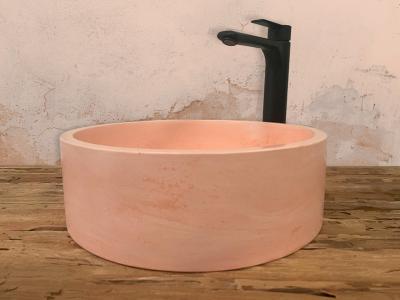 PINK SINK IN TERRAZZO STONE PINK LAKE