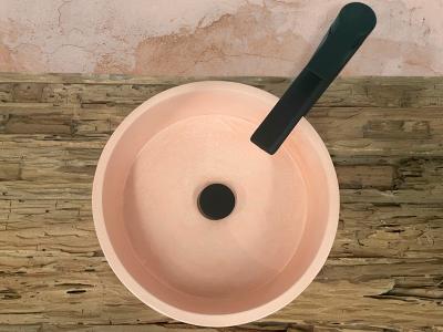 BUY PINK SINK IN TERRAZZO STONE PINK LAKE