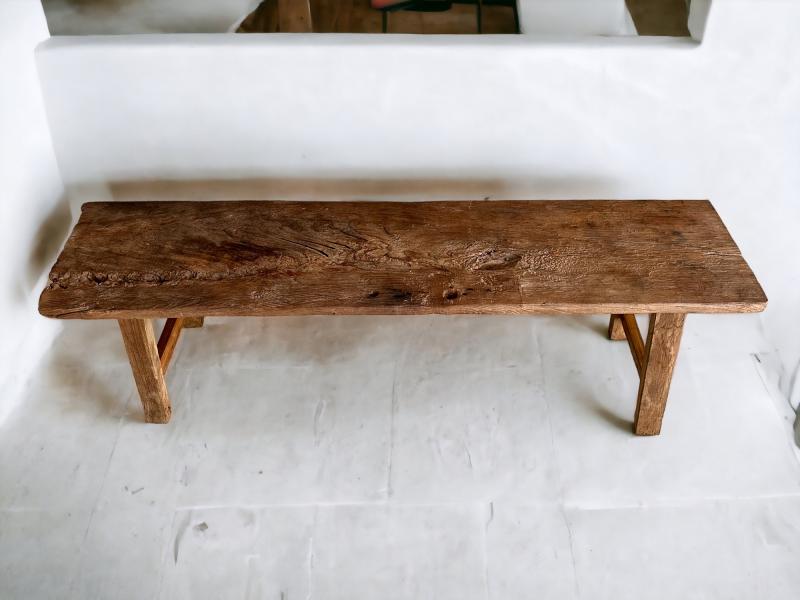 COMPRAR BANQUETA DE MADERA RUSTICA