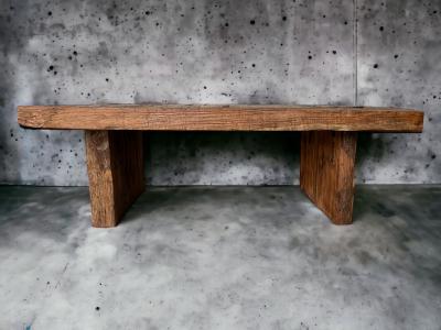 Table basse en bois massif