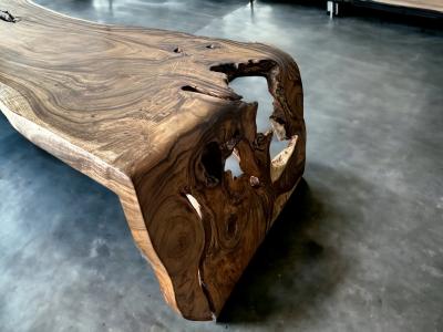 L-SHAPED TABLE IN NATURAL WOOD PORTOFINO