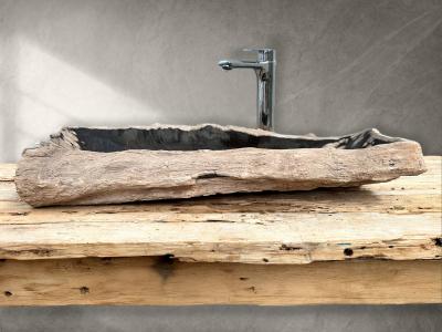 LAVABO DA APPOGGIO IN LEGNO FOSSILE TOULOUSE