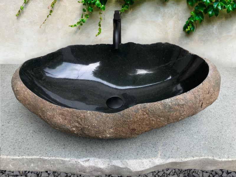 BUY ANDESITE NATURAL STONE WASHBASIN DAKAR