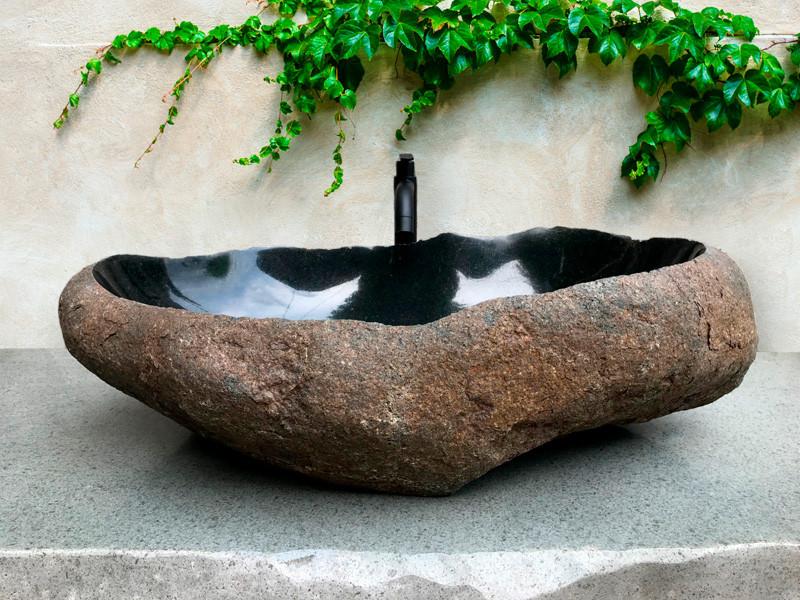 ANDESITE NATURAL STONE WASHBASIN DAKAR