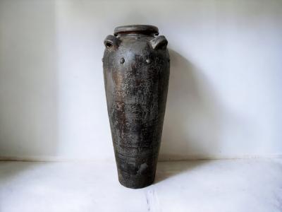 BUY CERAMIC VASE BLACK WITH WINGS