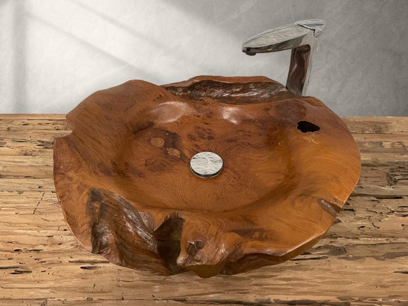 LAVABO DA APPOGGIO IN LEGNO TALISAY