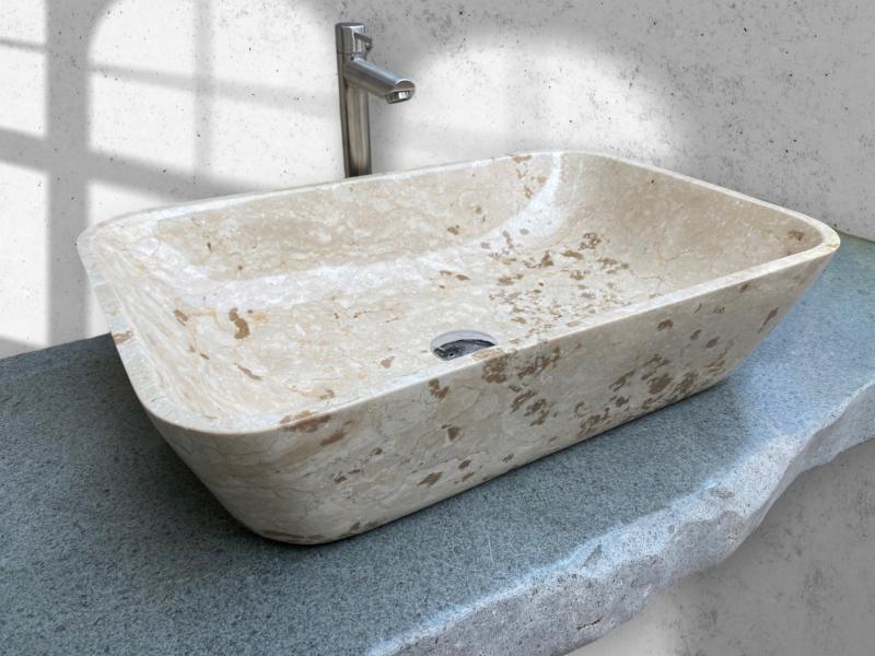 RECTANGULAR MARBLE BASIN PALERMO