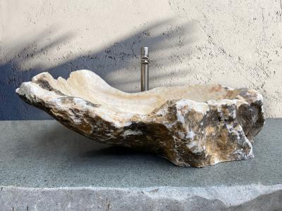 EXCLUSIVE WHITE STONE WASHBASIN JEWEL