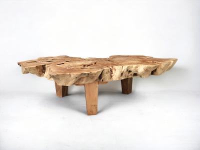 TABLE BASSE EN BOIS MASSIF KRISTEN