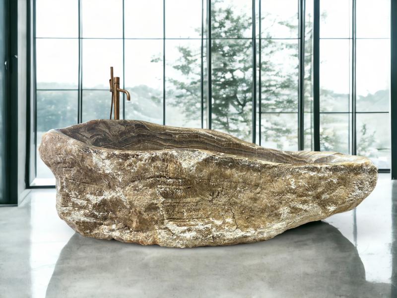 ONYX BADEWANNE IN ERDFARBEN MONTBLANC