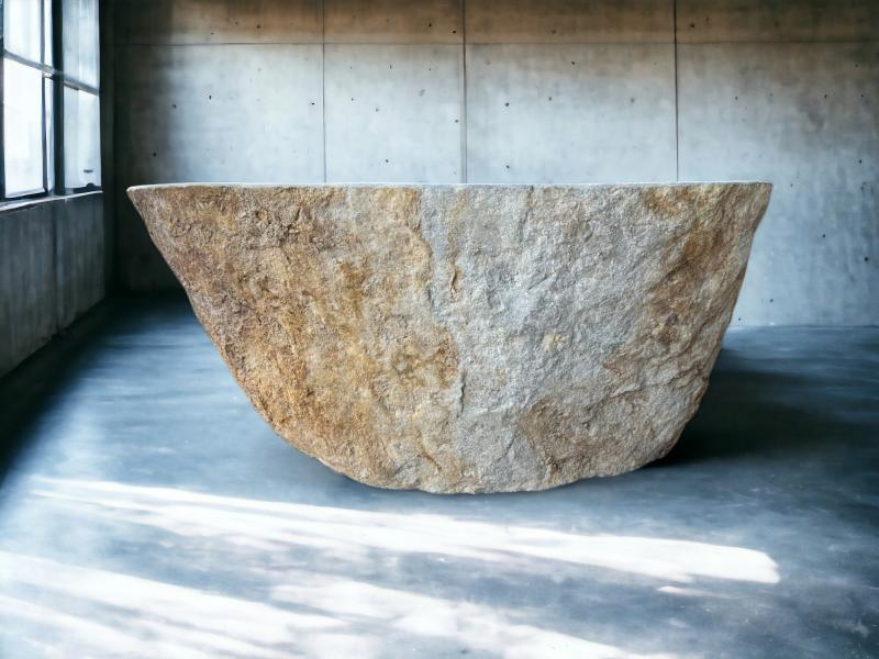 GREY STONE BATHTUB LOANA