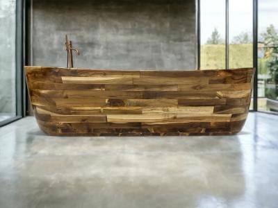 FREESTANDING WOODEN BATHTUB JEWEL