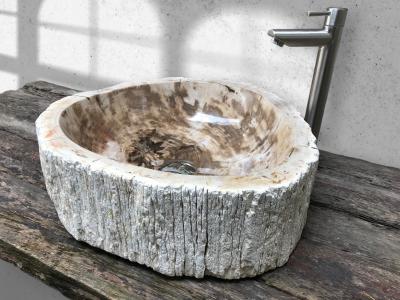 Lavabo de madera petrificada Thierry