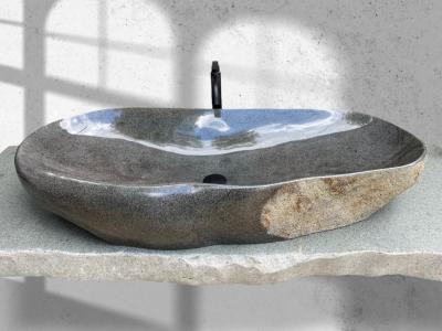 LARGE WASHBASIN IN NATURAL STONE LEO