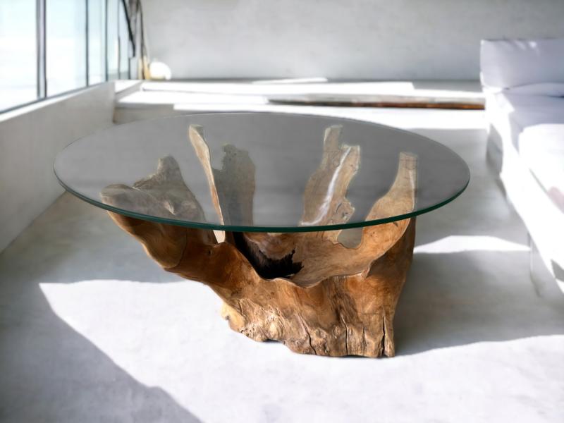 WOODEN COFFEE TABLE CHIARA