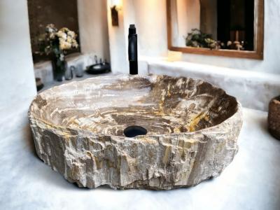 WASHBECKEN AUS VERSTEINERTEM HOLZ SYDNEY