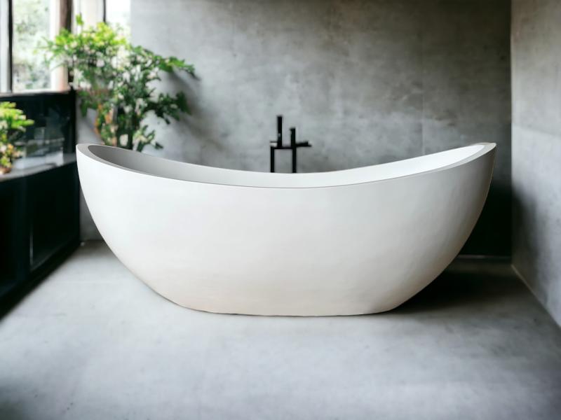 WHITE STONE BATHTUB GRECIA