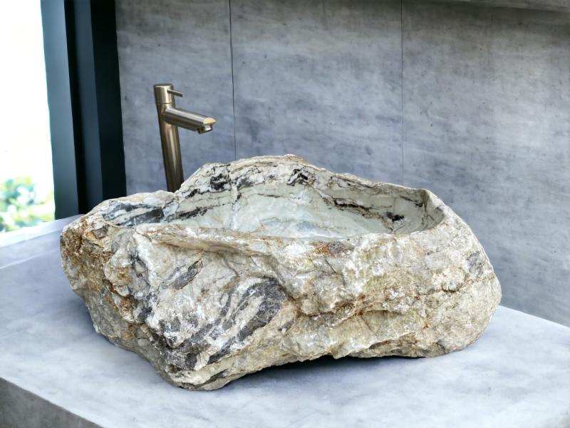 LAVABO DE MARBRE AMB VETES VENECIA