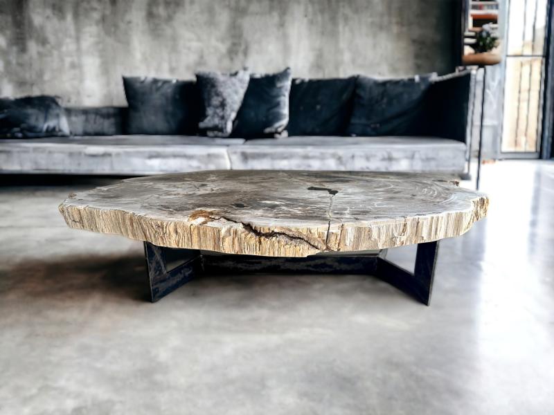 BUY PETRIFIED WOOD TABLE ALMA