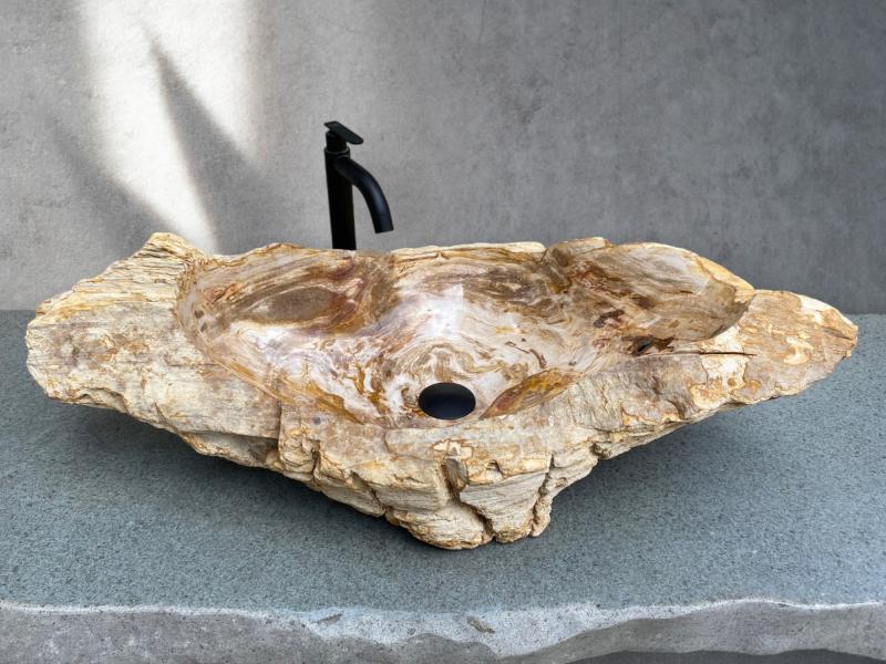 PETRIFIED WOOD WASHBASIN AFRICA