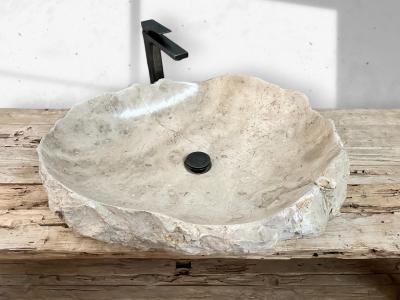 LAVABO BEIGE DE MARMOL SALERNO