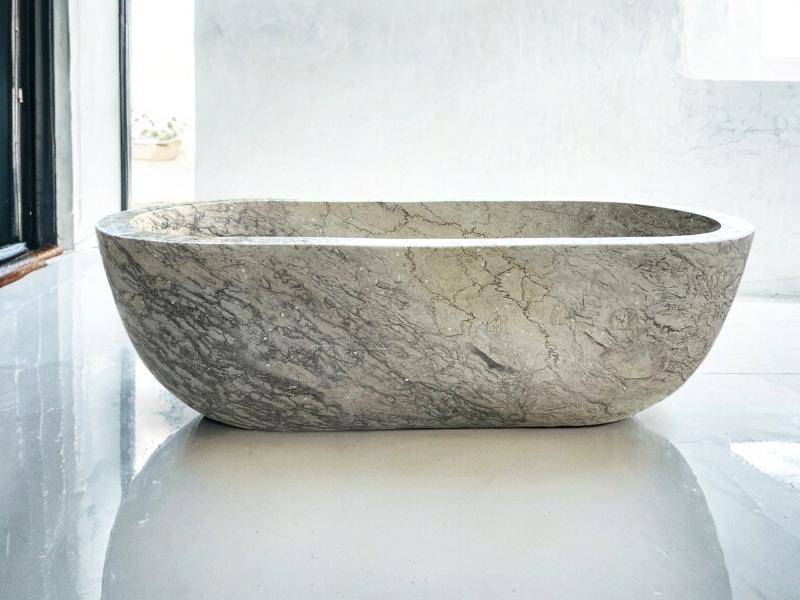 ACQUISTARE VASCA DA BAGNO IN MARMO GRIGIO PORTIER