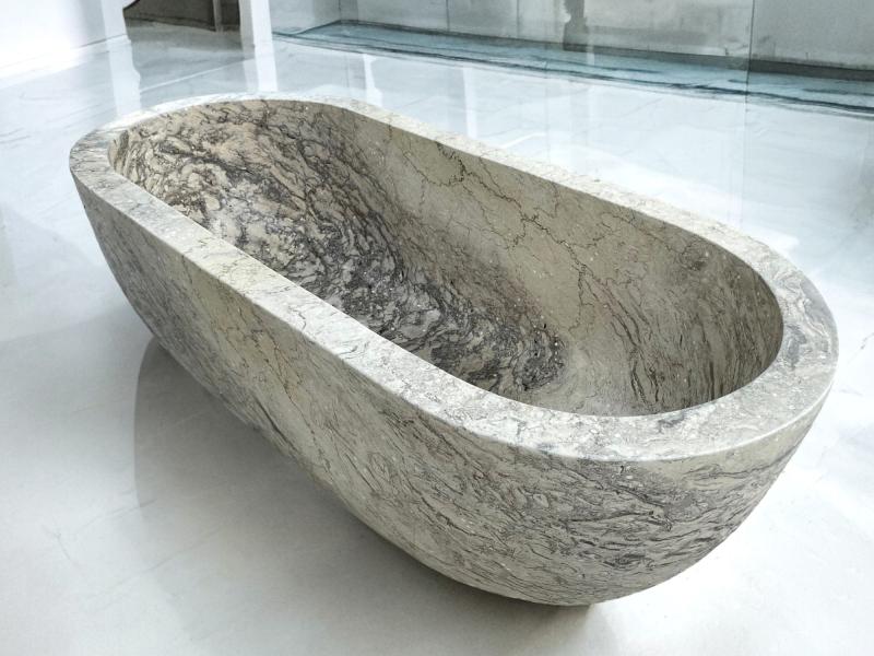 MARBLE STONE BATHTUB PORTIER