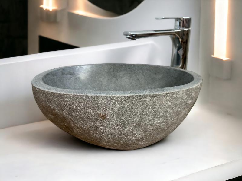 RIVER NATURAL STONE WASHBASIN MONACO