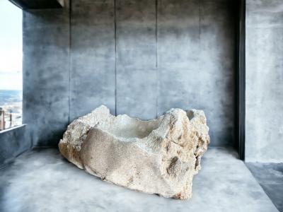 FREESTANDING STONE BATHTUB CAGLIARI