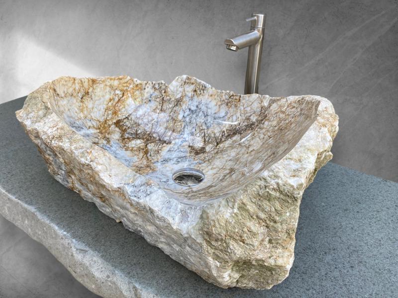 LAVABO DA APPOGGIO IN PIETRA WESLEY