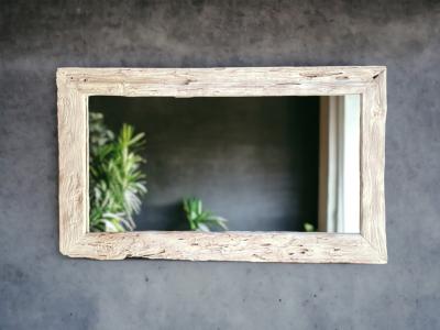 ANTIQUE TEAK MIRROR ARENA