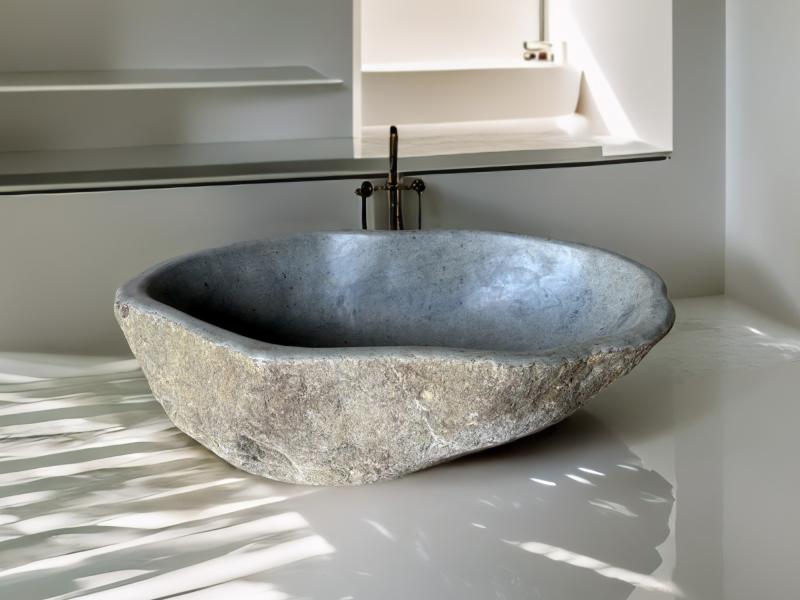 NATURAL STONE BATHTUB CRETA