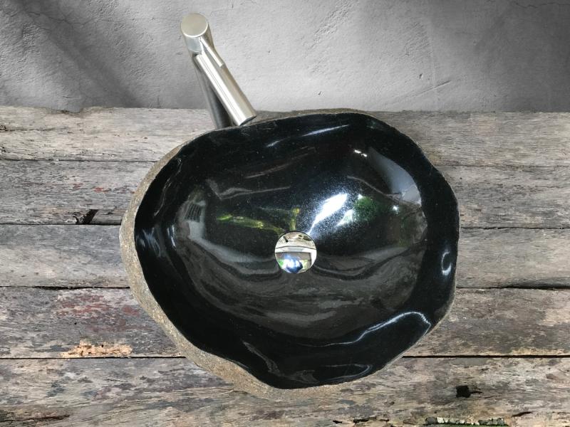 COMPRAR LAVABO NEGRO DE PIEDRA CATANIA