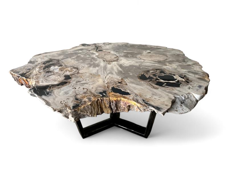 WHITE STONE COFFEE TABLE - HAMBURG