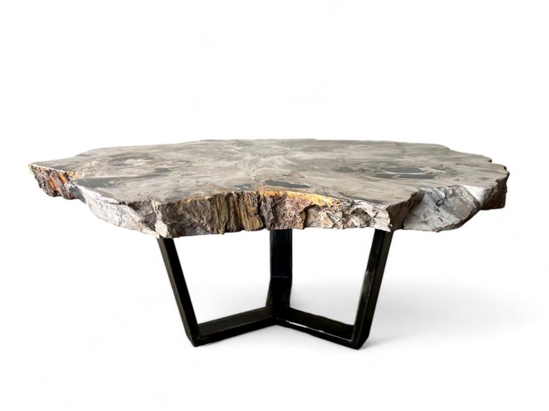 COFFEE TABLE IN WHITE STONE - HAMBURG