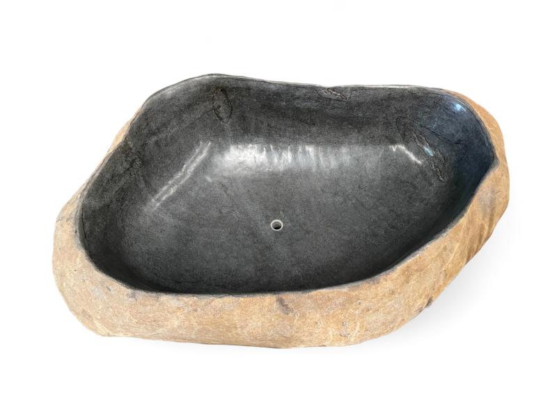 FREESTANDING NATURAL STONE BATHTUB CHAMONIX