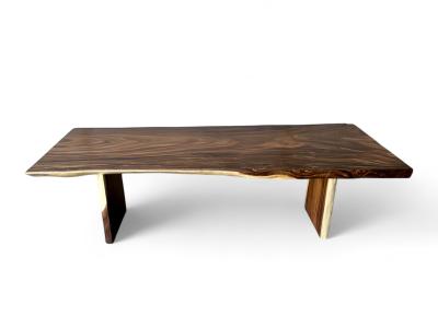 NATURAL WOOD DINING TABLE - MANHATTAN