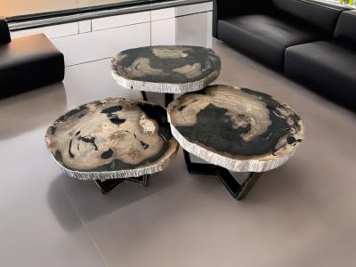 SET OF THREE COFFEE TABLES SAINT MICHEL