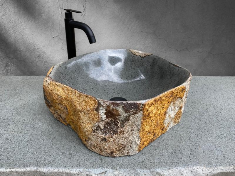 LAVABO DE LUJO EN PIEDRA NUSA DUA