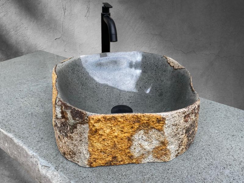 LAVABO IN PIETRA NATURALE DI LUSSO NUSA DUA