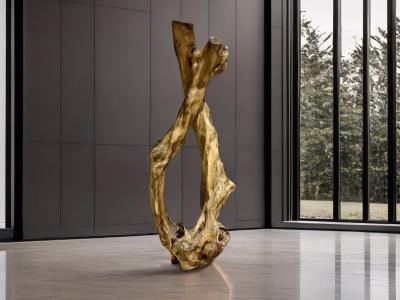 SCULPTURE EN BOIS ANOUK