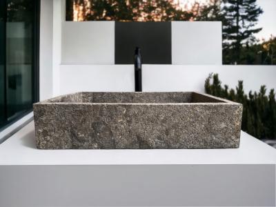 LAVABO DE MARBRE GRIS SANTINO