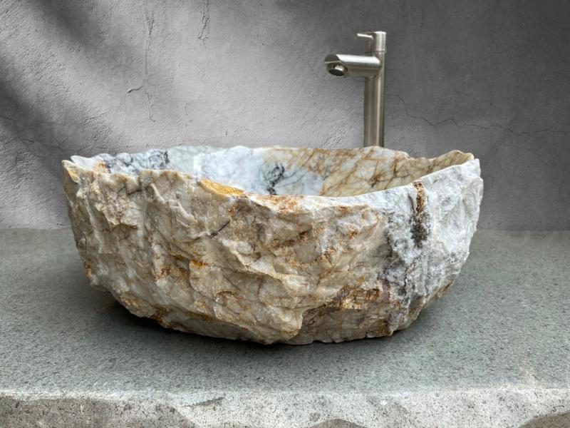 BUY HANDMADE MARBLE WASHBASIN PEARLINE