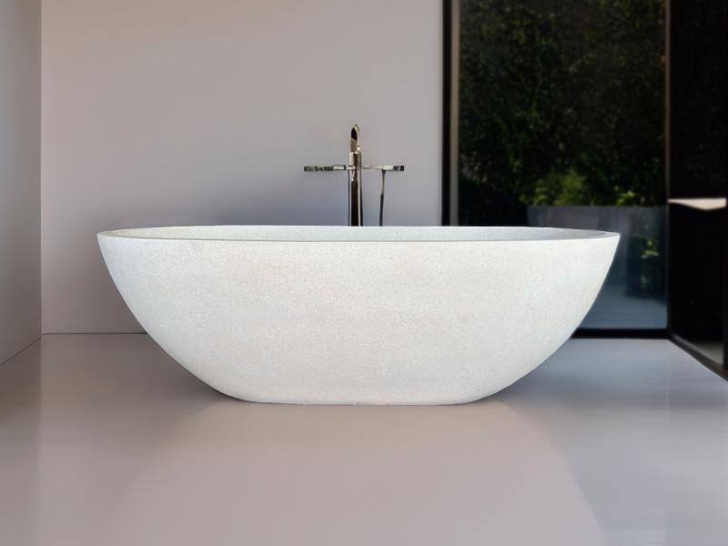 FREISTEHENDE BADEWANNE 180 WEISS ROM