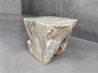 ONYX STONE SIDE TABLE BELMONT