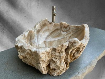 COMPRAR LAVABO DE PIEDRA MARRON CANOVA